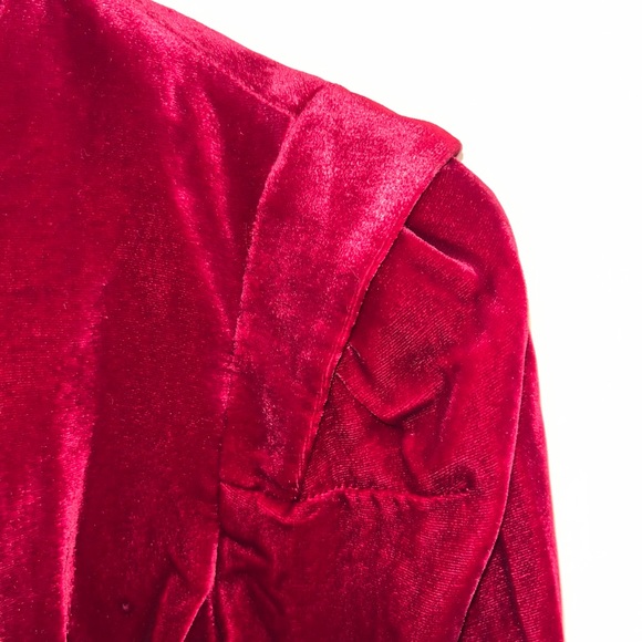 Red Velvet Jacket - Picture 7 of 12